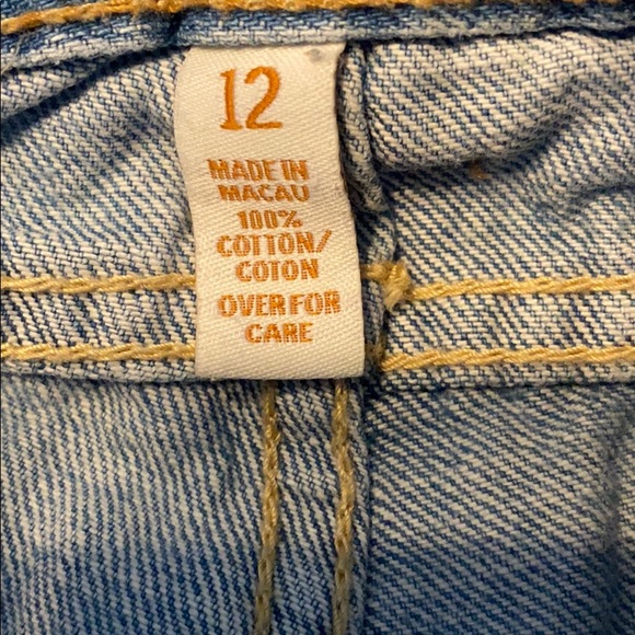 Abercrombie kids jeans shorts Bermuda size 12 - Picture 4 of 12